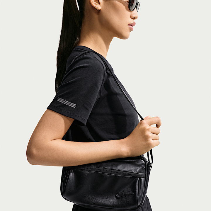 BTS x Nike black T-shirt official sleeve detail view