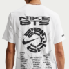 BTS x Nike white T-shirt official back graphic close-up