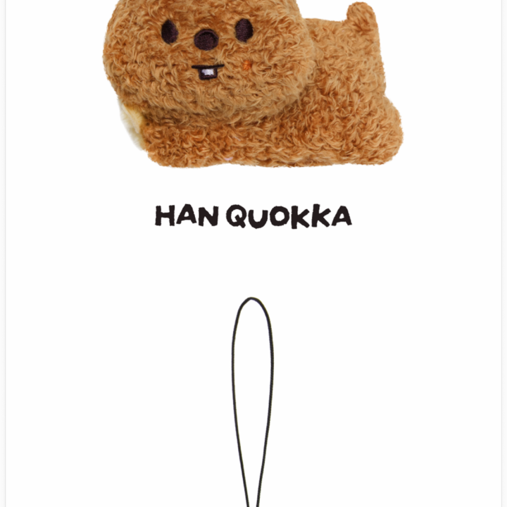 SKZOO Plush Door Bell Keyring HAN QUOKKA and BbokAri official designs from Stray Kids RUN IT Seoul