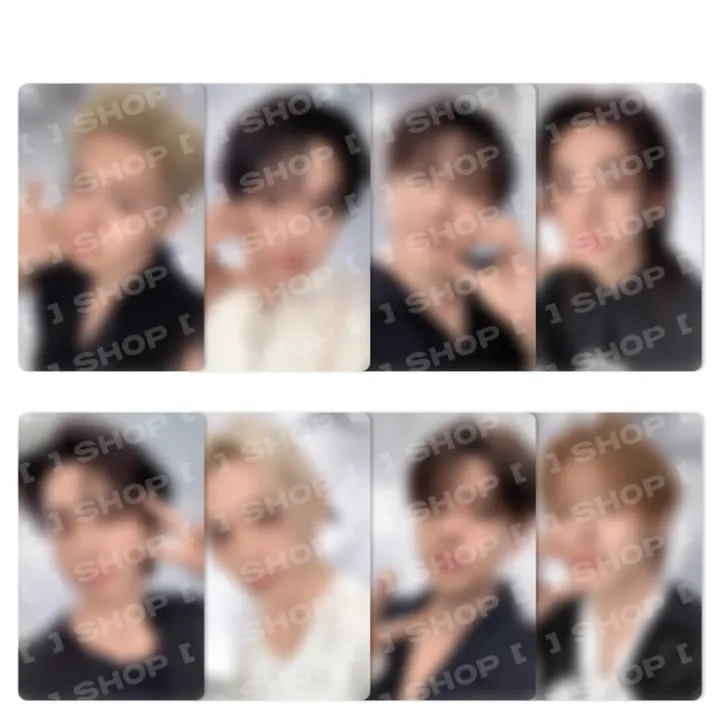 Stray Kids RUN IT Seoul ring official photocard set featuring all eight members