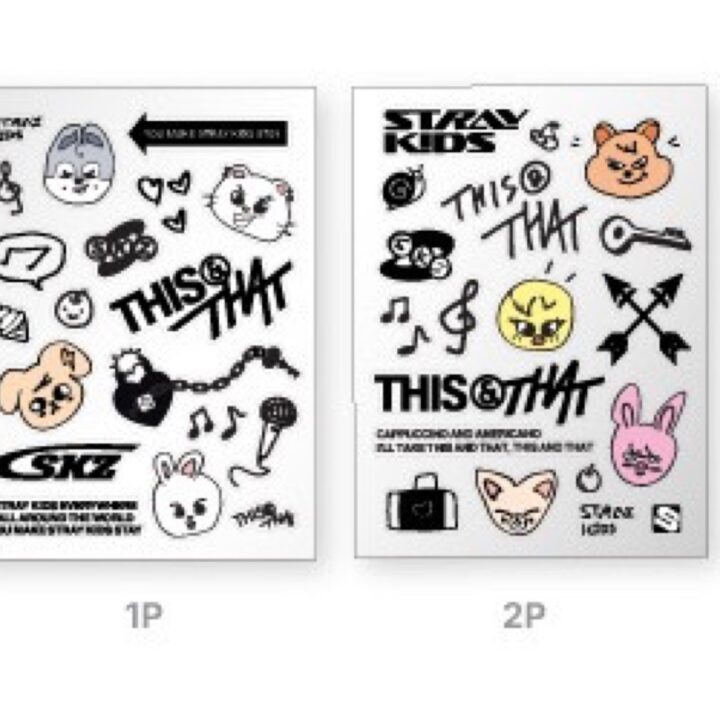 Stray Kids This & That Pop Up official Tattoo Sticker product view