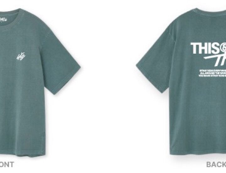 Stray Kids This & That Pop Up official T-Shirt front and back product view