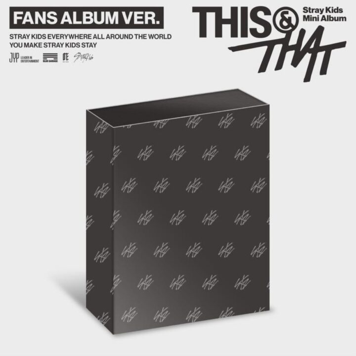 Stray Kids THIS & THAT FANS Album Ver. official box front view