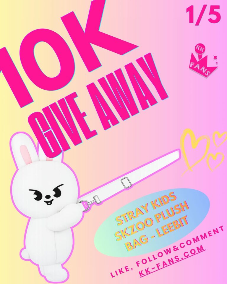 KK Fans 10K Giveaway #1: SKZOO Leebit Plush Bag