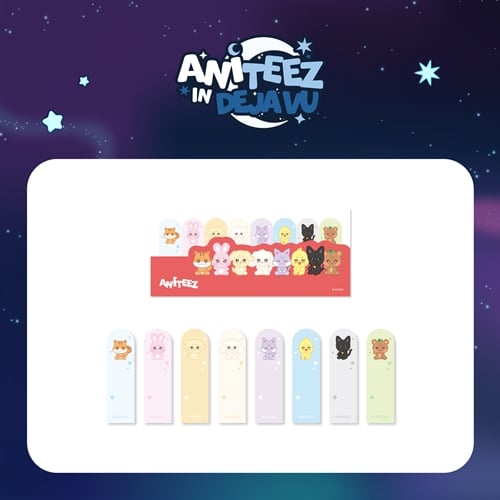 [PREORDER] ATEEZ Index Sticky Memo Set – ANITEEZ in Dejavu Pop Up