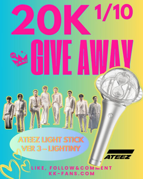 ATEEZ Light Stick Ver.3 LIGHTINY 20K giveaway by KK Fans