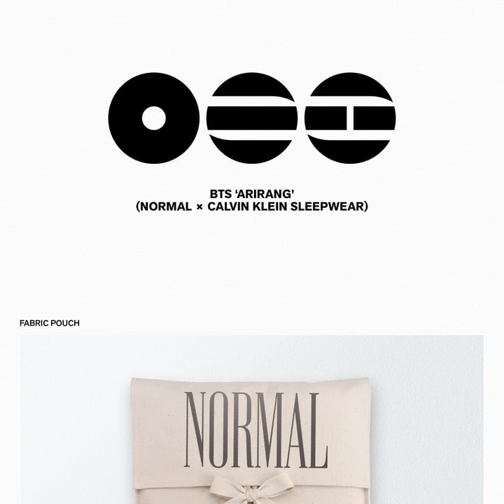 BTS ARIRANG Calvin Klein Sleepwear product details 1