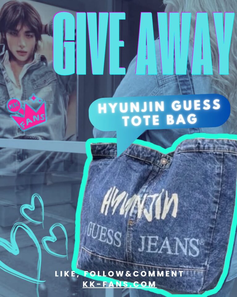 Hyunjin GUESS Tote Bag Giveaway — Winner Announced