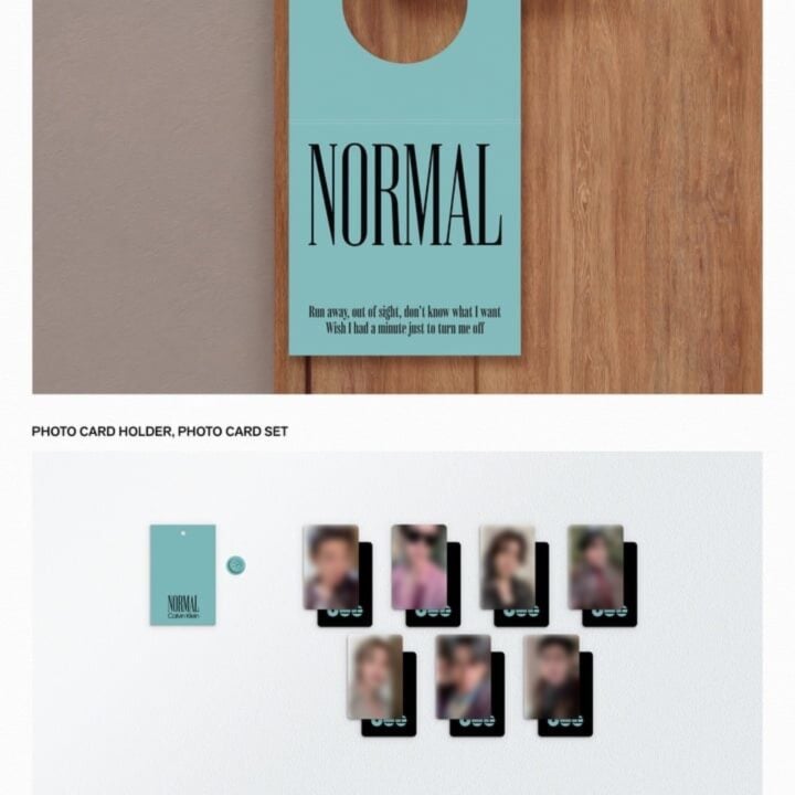 BTS ARIRANG NORMAL Calvin Klein Sleepwear official photo card holder and photo card set