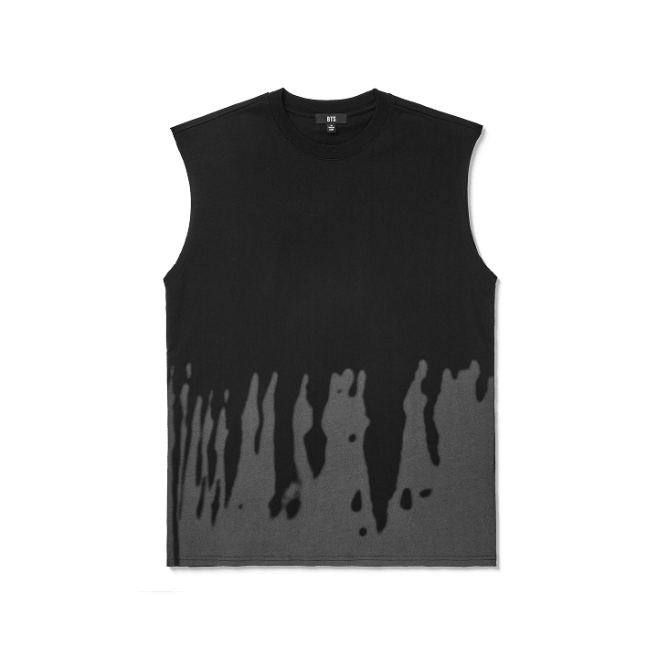 [PREORDER] BTS World Tour ARIRANG Merch 2nd Drop Sleeveless T-Shirt Over Fit – Black