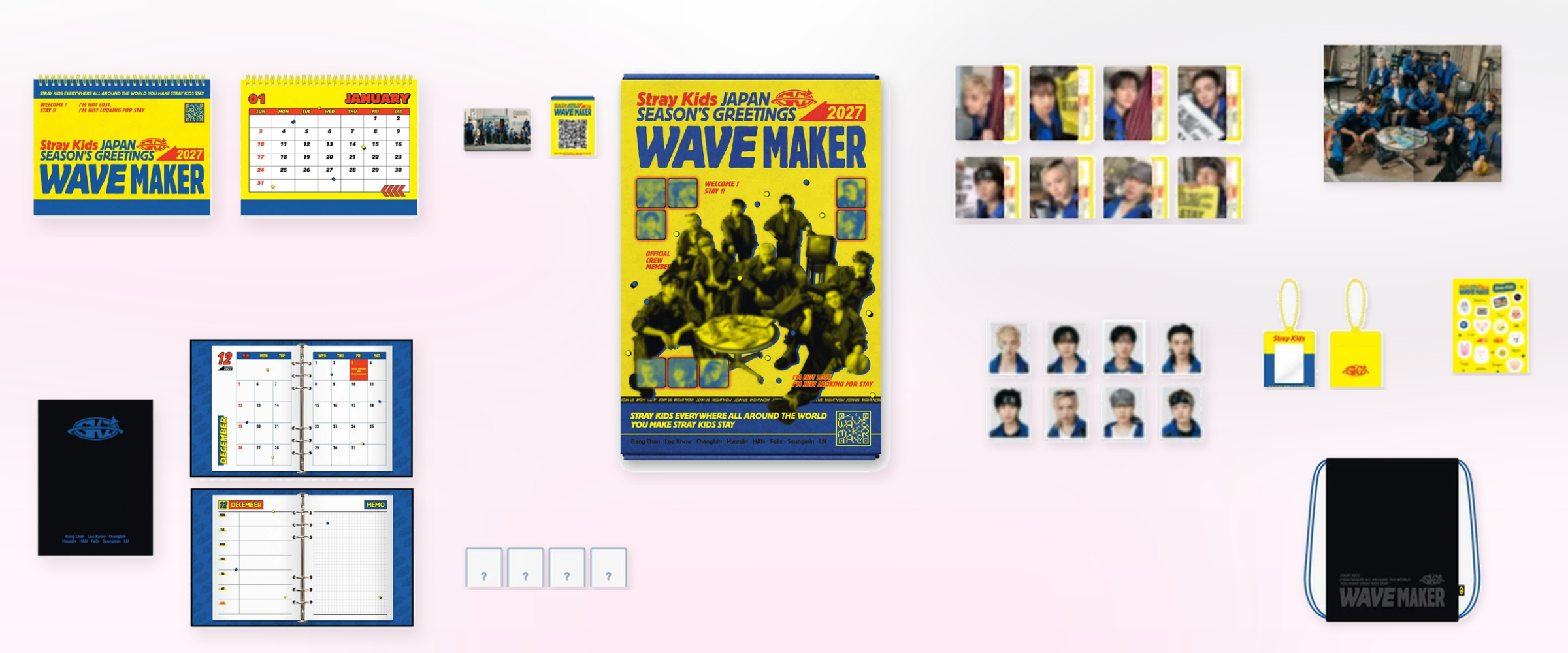 Stray Kids WAVE MAKER Website Banner
