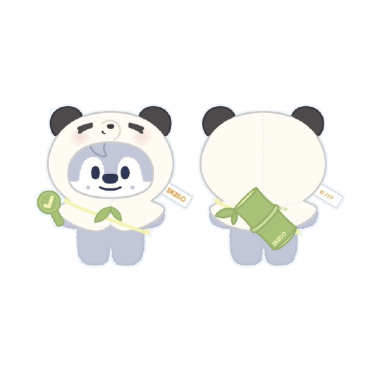 [PREORDER] Stray Kids SKZOO Standing Plush Outfit – Panda Ver. – SKZOO Everywhere All Around The World China