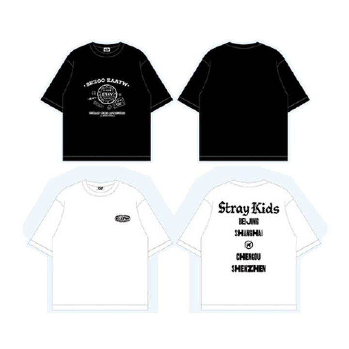 [PREORDER] Stray Kids T-Shirt – SKZOO Everywhere All Around The World China