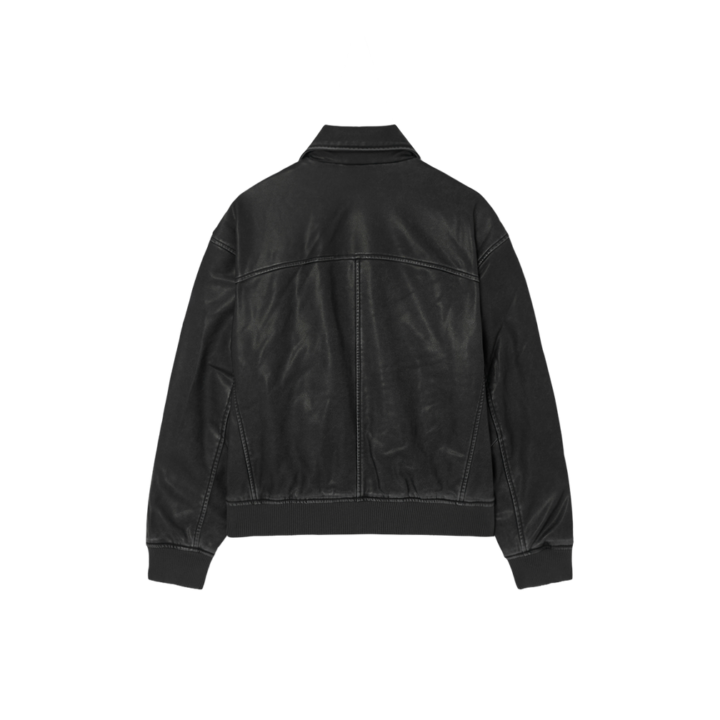Alternative view of [IN STOCK] Hyunjin Guess Jeans Collab – Faux-Leather Jacket