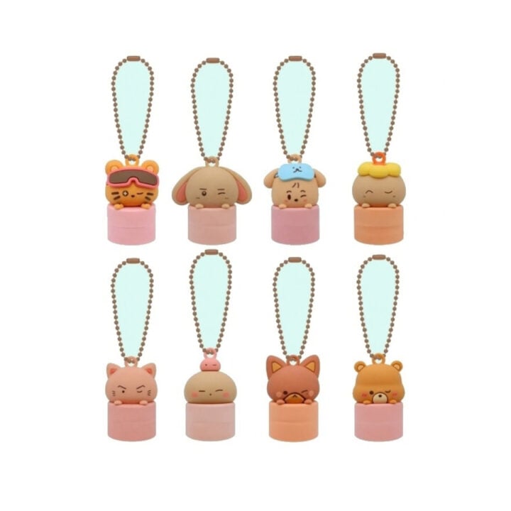Lip Cap Keyring from the ATEEZ 8th Anniversary Exhibition: BLUE DRIFT collection