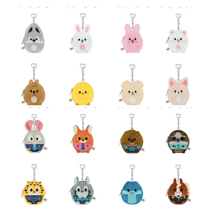 [PREORDER] ZOOTOPIA 2 × SKZOO Hong Kong Pop-Up – Plush Coin Pouch