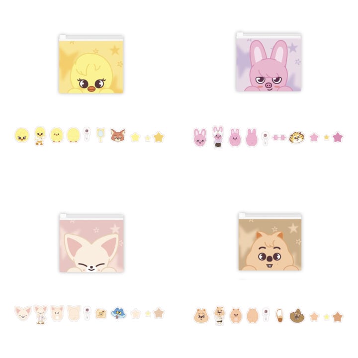 Alternative view of [PREORDER] ZOOTOPIA 2 × SKZOO Hong Kong Pop-Up – Zipper Pouch & Sticker Set