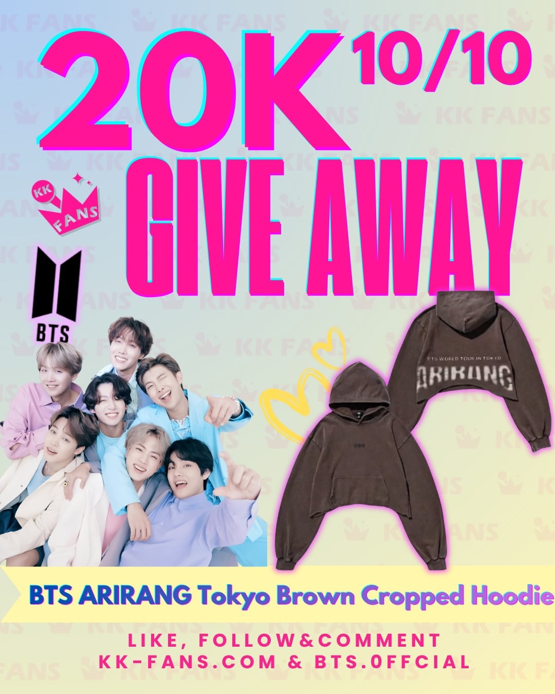BTS Tokyo Hoodie Giveaway | KK Fans