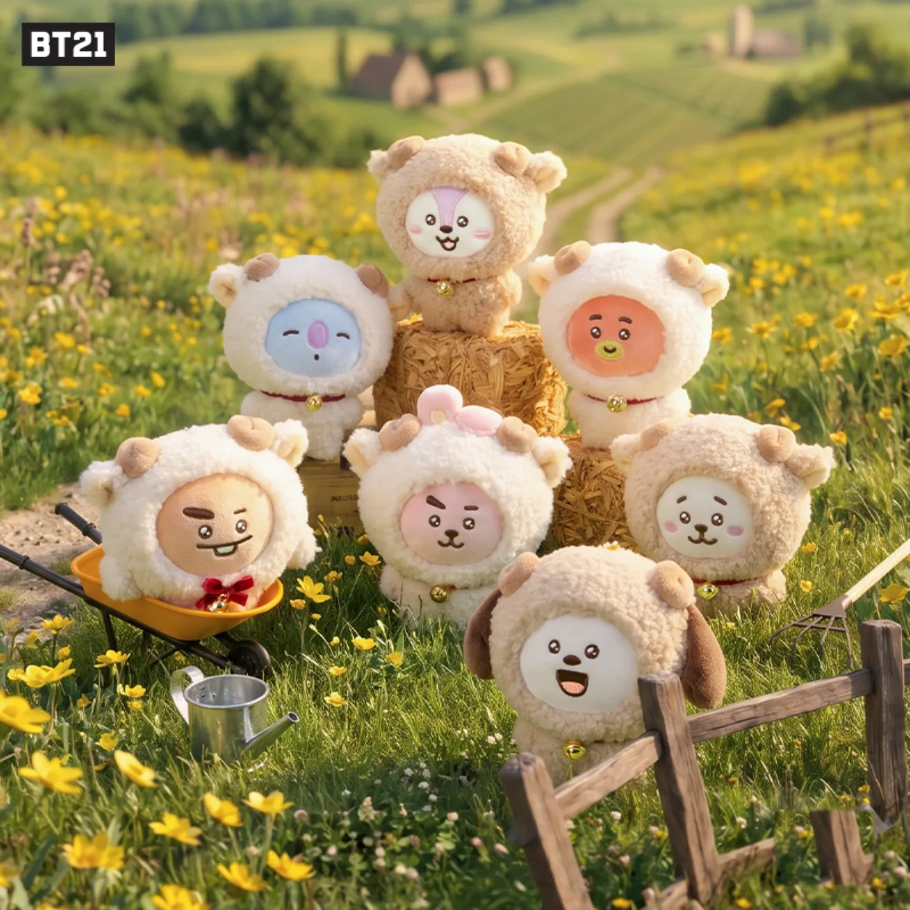 BT21 Fluffy New Year product photography