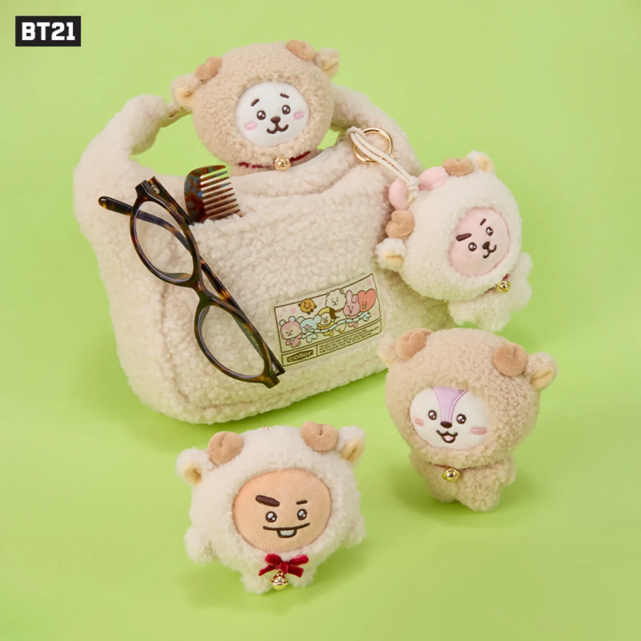 BT21 Fluffy New Year product photography