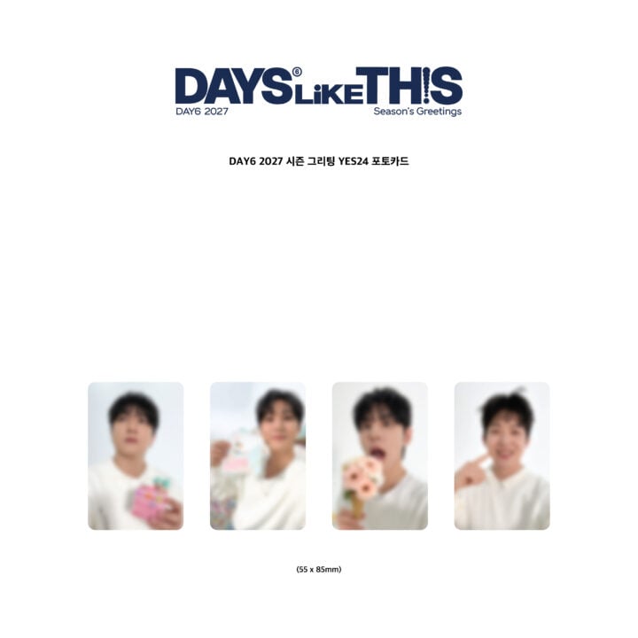 DAY6 2027 Season's Greetings YES24 bonus photocard preview