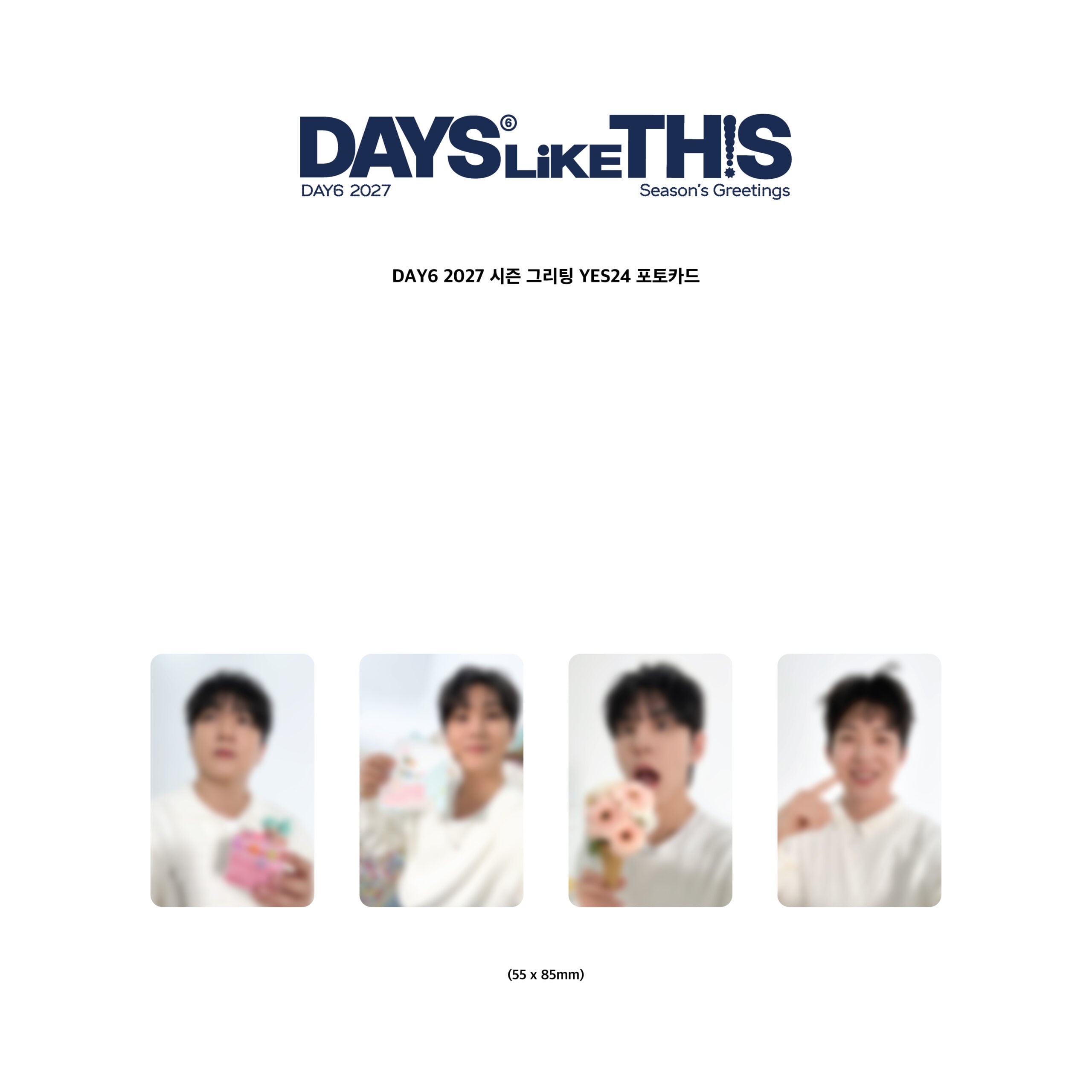 DAY6 2027 Season's Greetings YES24 bonus photocard preview