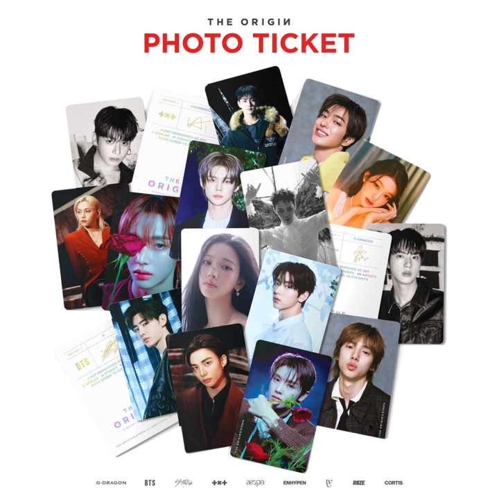 DFESTA THE ORIGIN PHOTO TICKET multi-artist design preview on white with original artist names