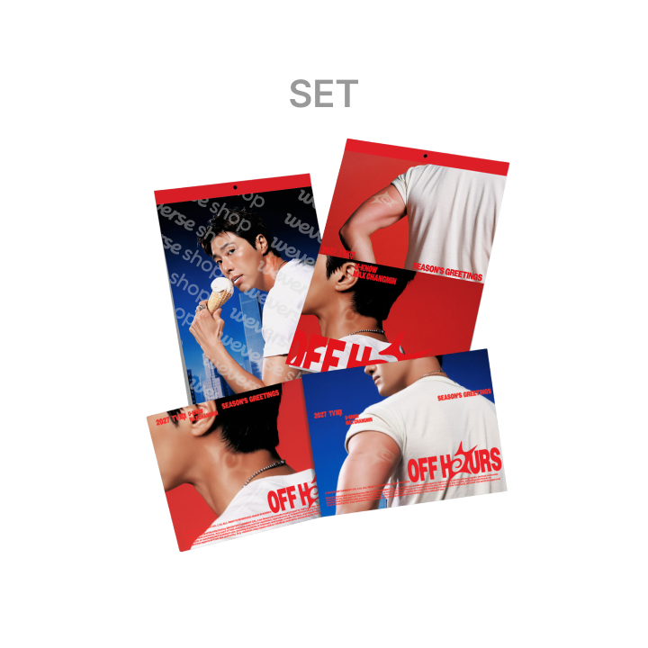 TVXQ! 2027 Seasons Greetings Kit and wall calendar Set
