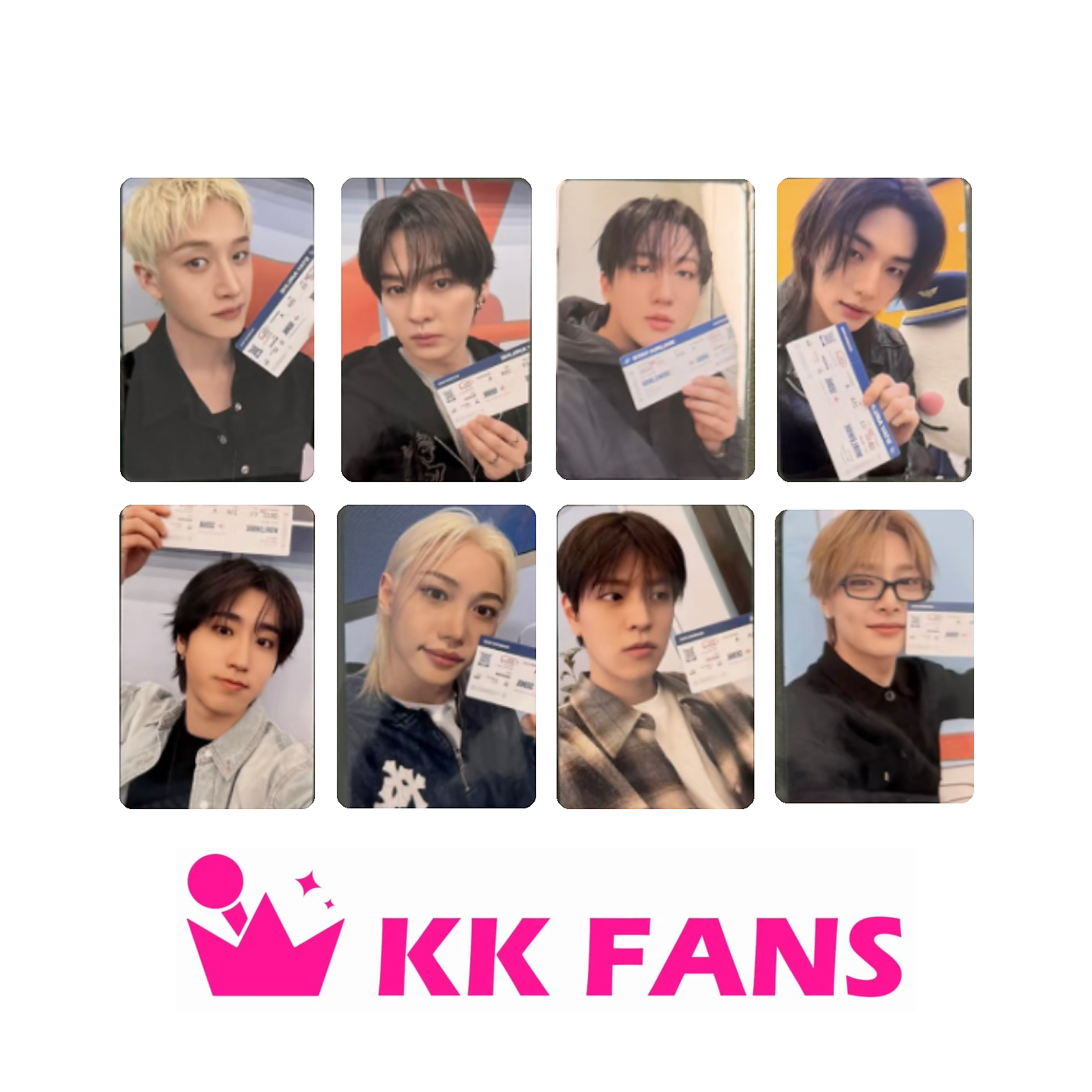 Stray Kids SKZOO China pop-up eight-member photocard set