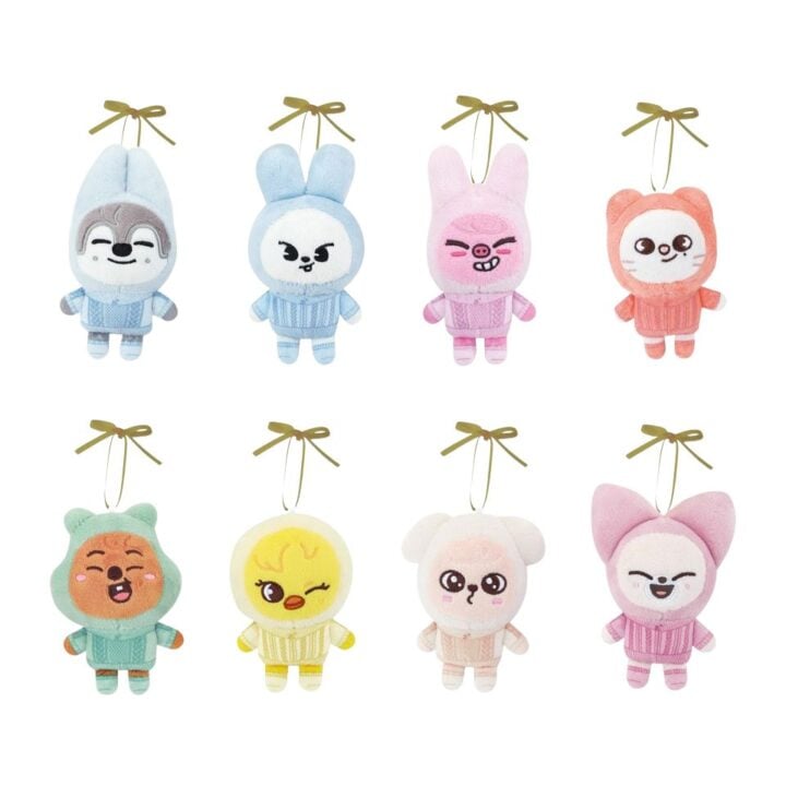 SKZOO GiGO Winter 2026 Ornament Mascot in eight character designs
