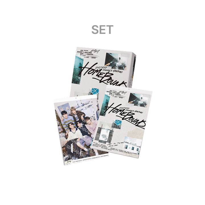 EXO 2027 Seasons Greetings Kit and wall calendar Set