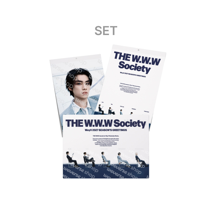 WayV 2027 Seasons Greetings Kit and wall calendar Set