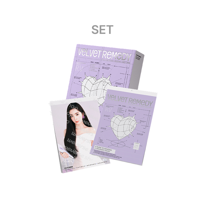 Red Velvet 2027 Seasons Greetings Kit and wall calendar Set