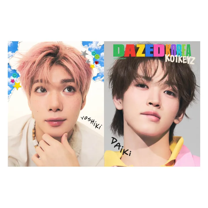 KO1KEYZ bonus book preview supplied with HAN DAZED KOREA cover A