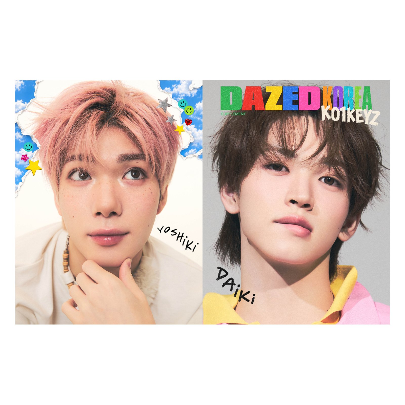 KO1KEYZ bonus book preview supplied with HAN DAZED KOREA cover A
