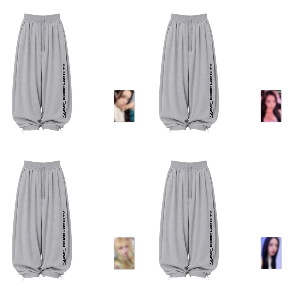 aespa Training Pants Set product preview; available versions shown together, sold separately