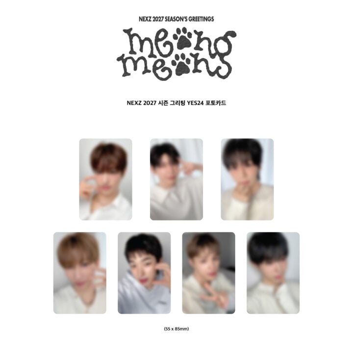 NEXZ 2027 Season's Greetings YES24 bonus photocard preview