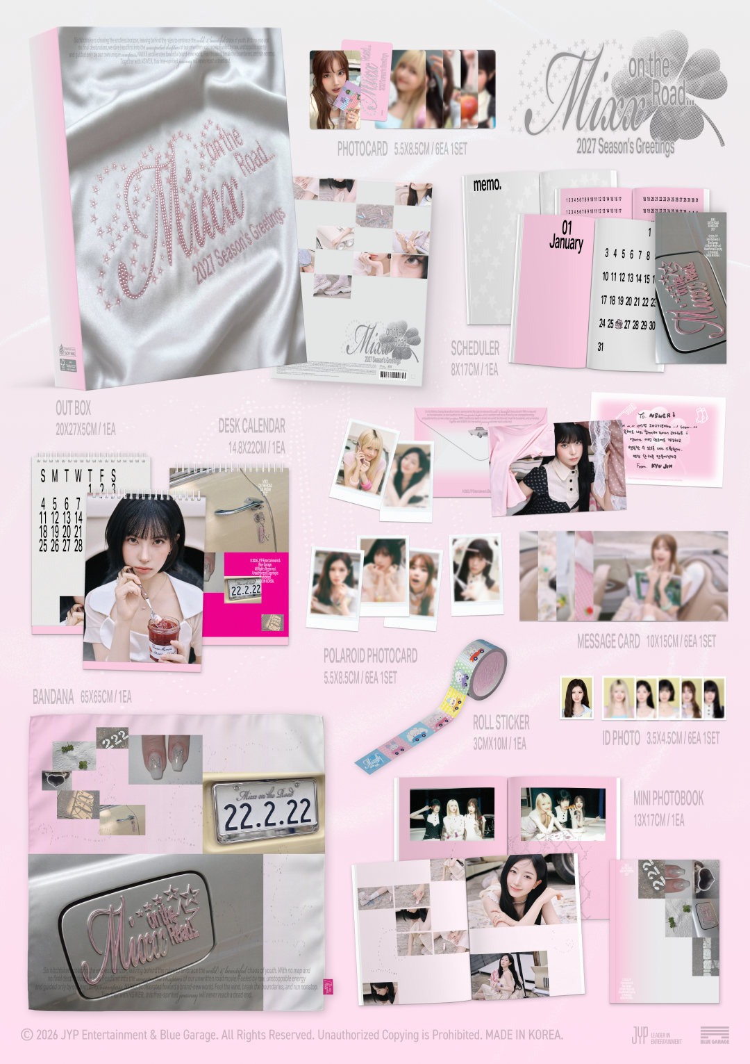 NMIXX MIXX ON THE ROAD complete package contents
