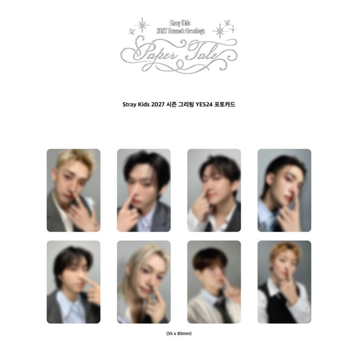 Stray Kids 2027 Season's Greetings YES24 bonus photocard preview