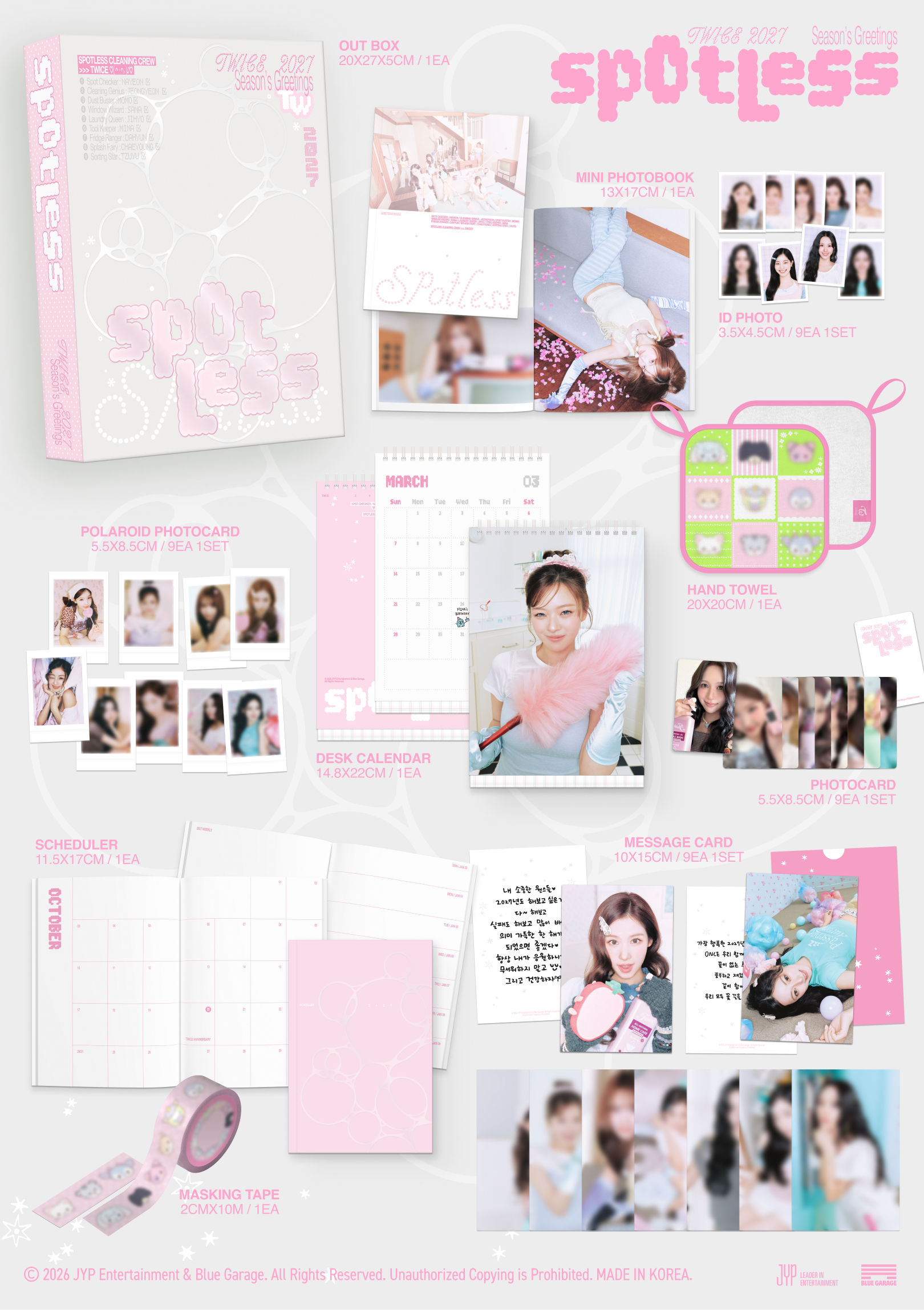 TWICE Spotless complete package contents