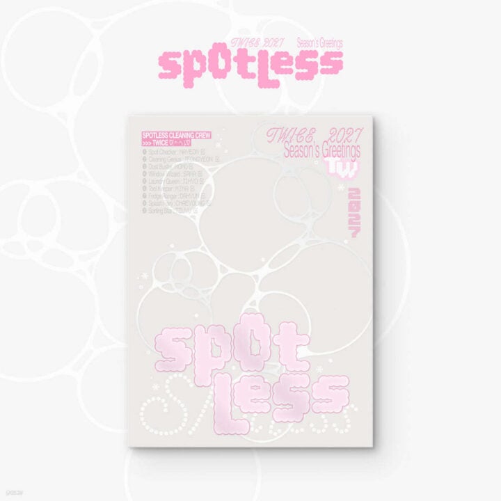 TWICE Spotless 2027 Season's Greetings box