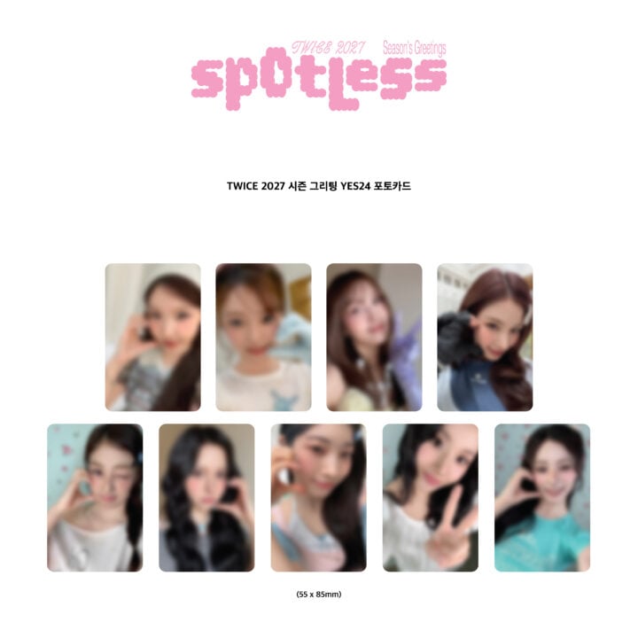 TWICE 2027 Season's Greetings YES24 bonus photocard preview