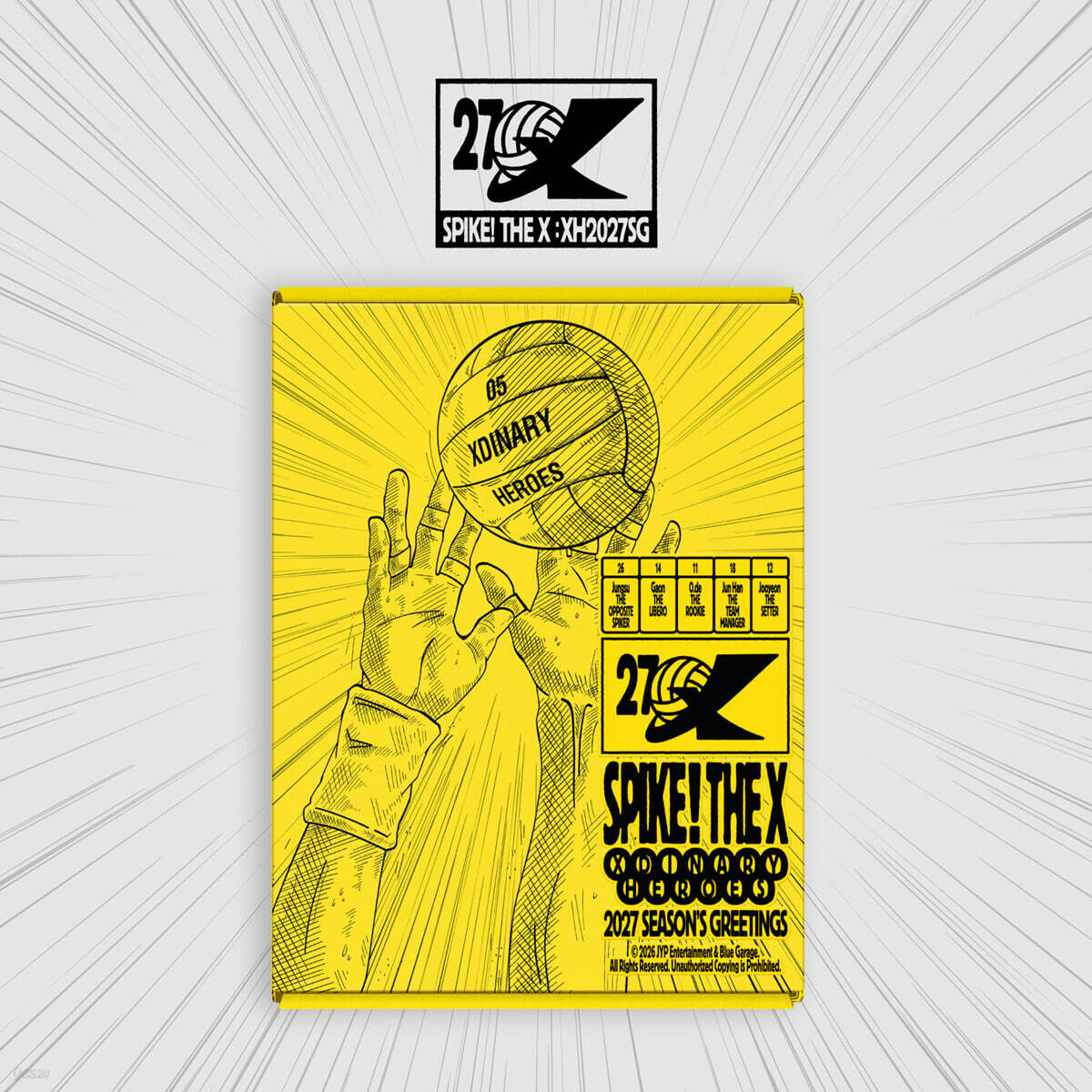 Xdinary Heroes SPIKE! THE X 2027 Season's Greetings box